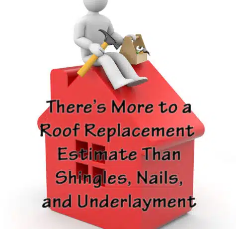 Roof replacement estimate