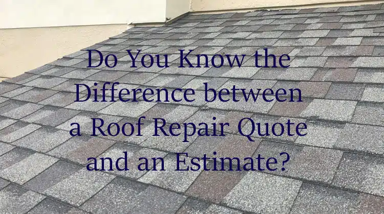 quote vs estimate