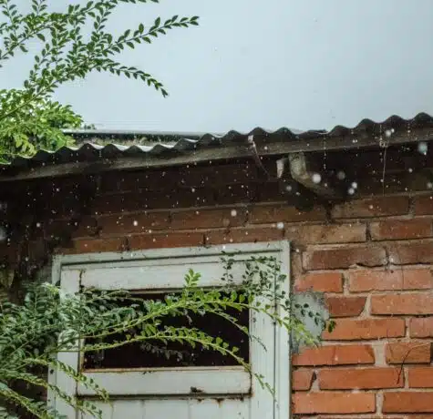 rain over roof