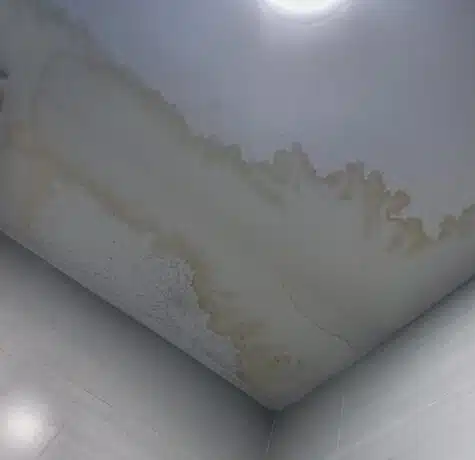 water stain on ceiling