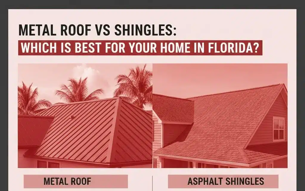 Metal vs Asphalt Shingles difference orlando