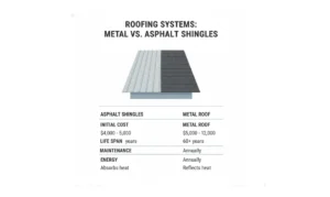 Metal vs Asphalt Shingles