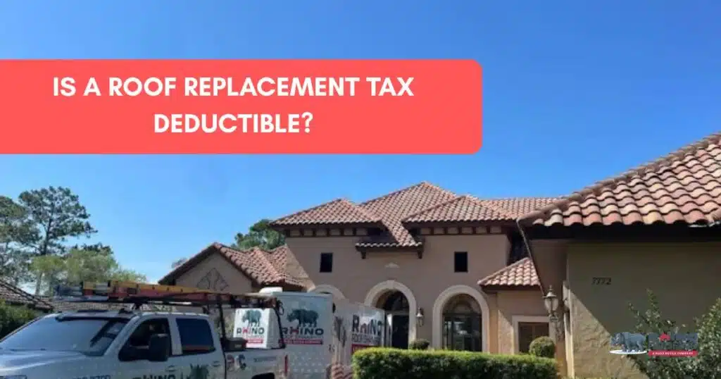 is a new roof tax deductible