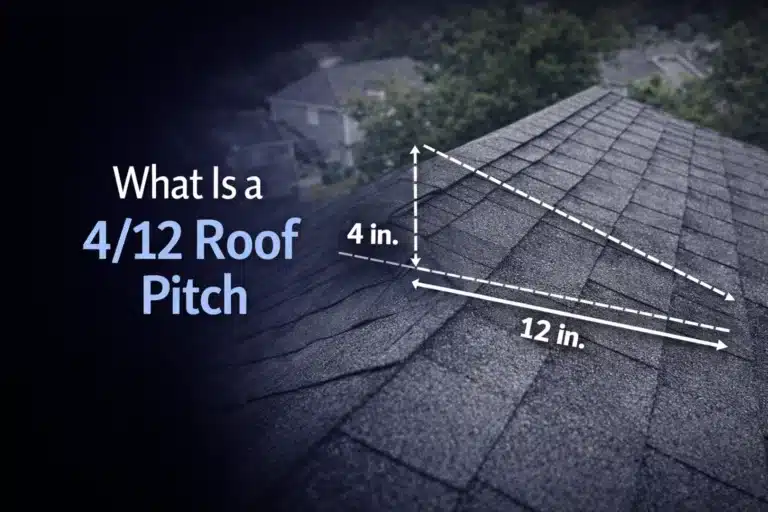 What Is a 4/12 Roof Pitch
