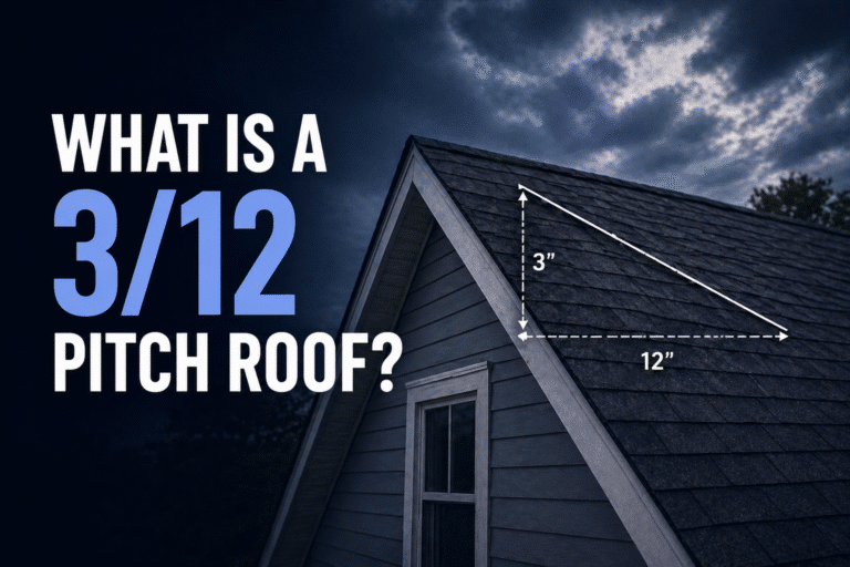 What Is a 3/12 Pitch Roof?