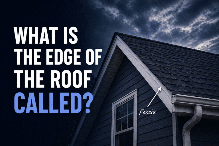 What Is the Edge of the Roof Called