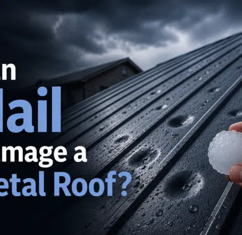 Can Hail Damage a Metal Roof