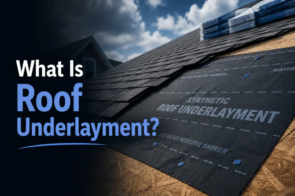 What Is Roof Underlayment