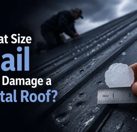 What Size Hail Will Damage a Metal Roof