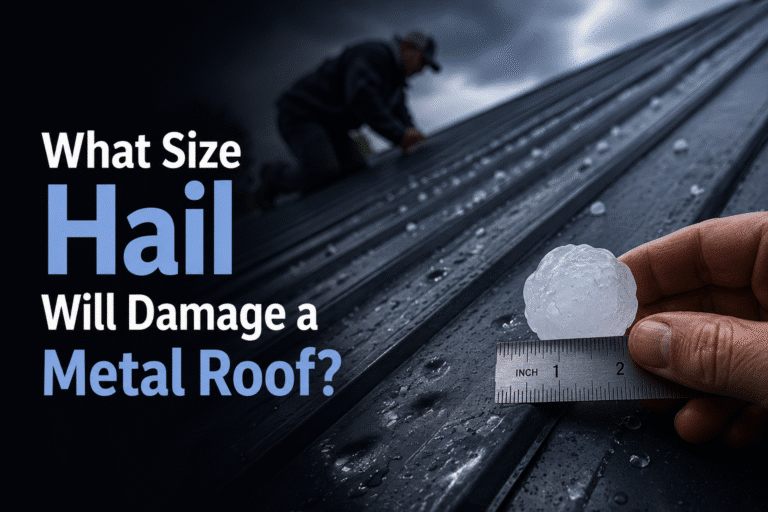 What Size Hail Will Damage a Metal Roof