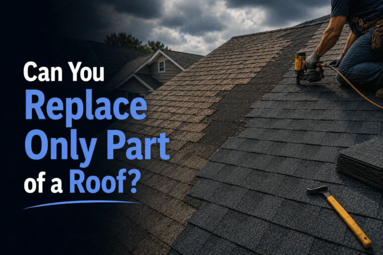 Can You Replace Only Part of a Roof