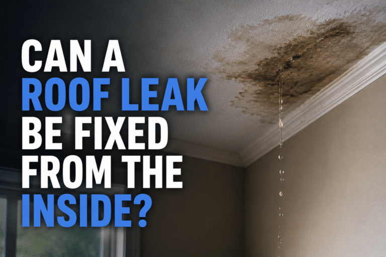 Can a Roof Leak Be Fixed From the Inside