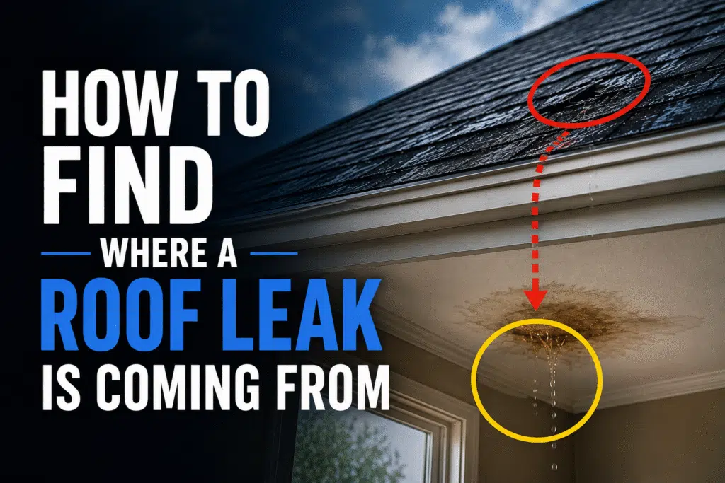How to Find Where a Roof Leak Is Coming From