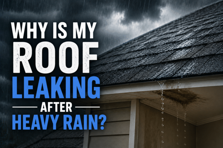 Why Is My Roof Leaking After Heavy Rain