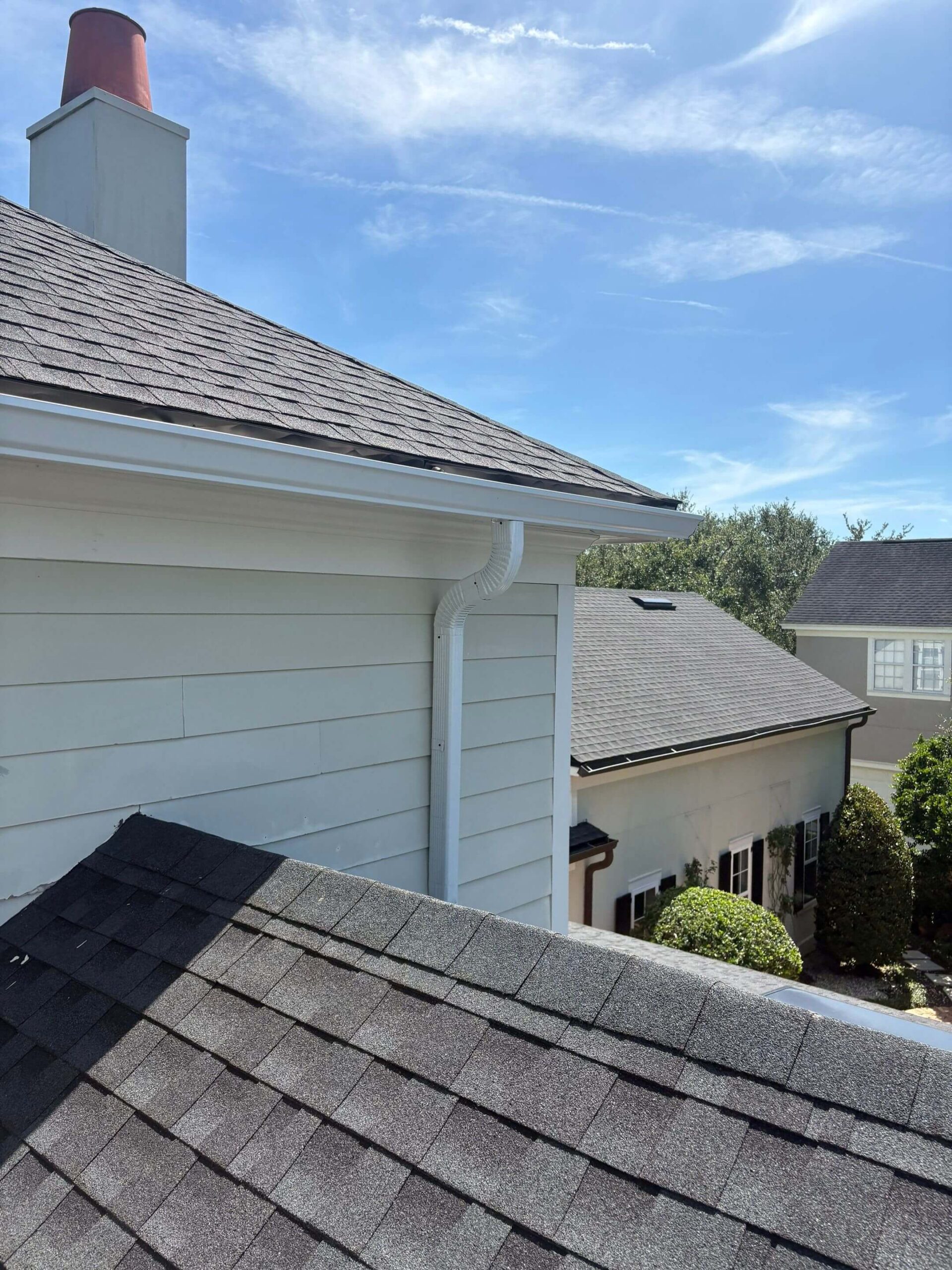 Rhino Roofing crew repairing a roof in Orlando, FL